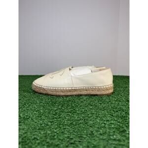 Chanel Lambskin Espadrilles White Size 36 US6